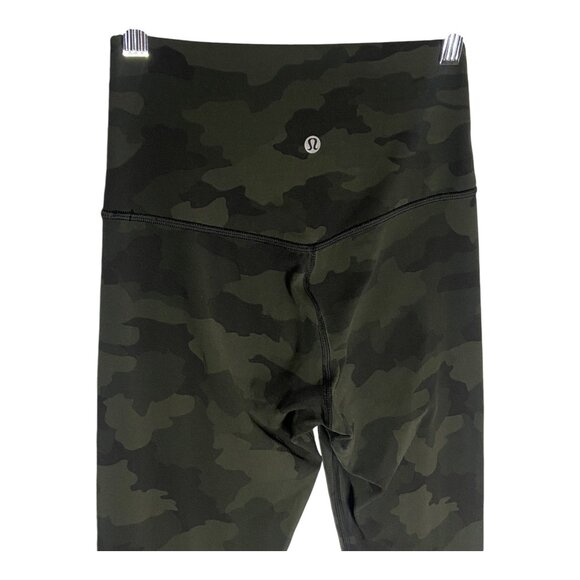 Lululemon Align Pant *Full Length 28" Incognito Camo Multi Gator Green-sz 4 - Picture 5 of 10